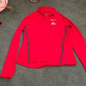 Nike Dri-Fit women’s Ohio State quarter zip size small
